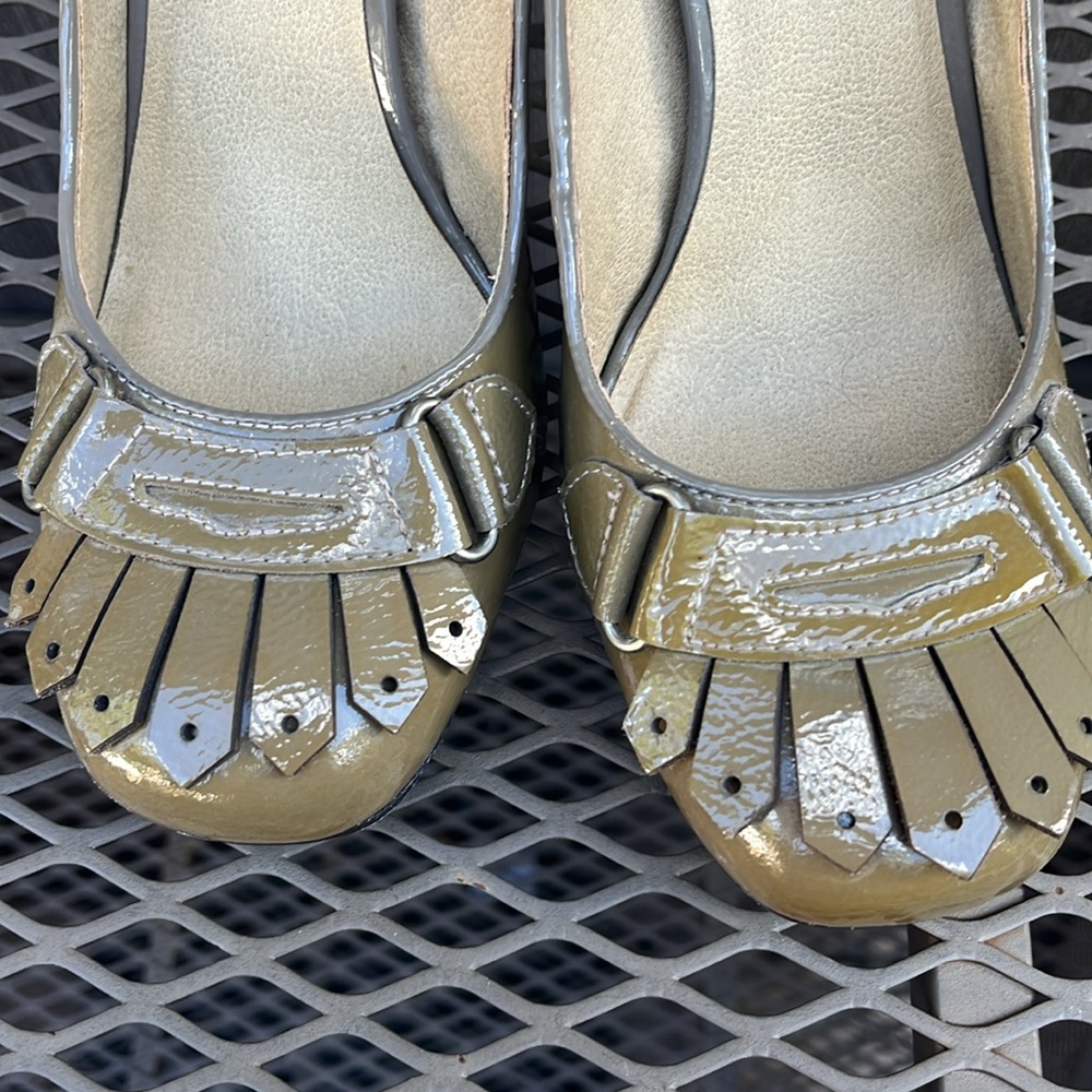 Levity - Nicolo line pumps - stacked block heels - leather size 8 - Picture 3 of 11
